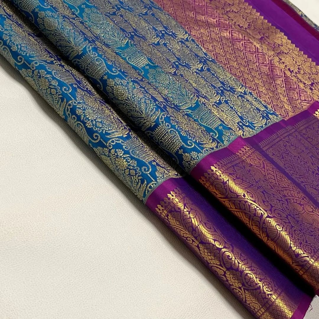 Classy Banarasi jari silk saree